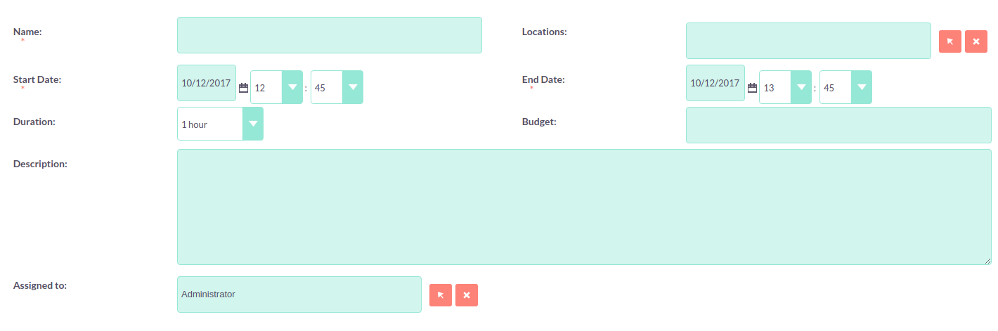 Events Edit View 149Events edit view