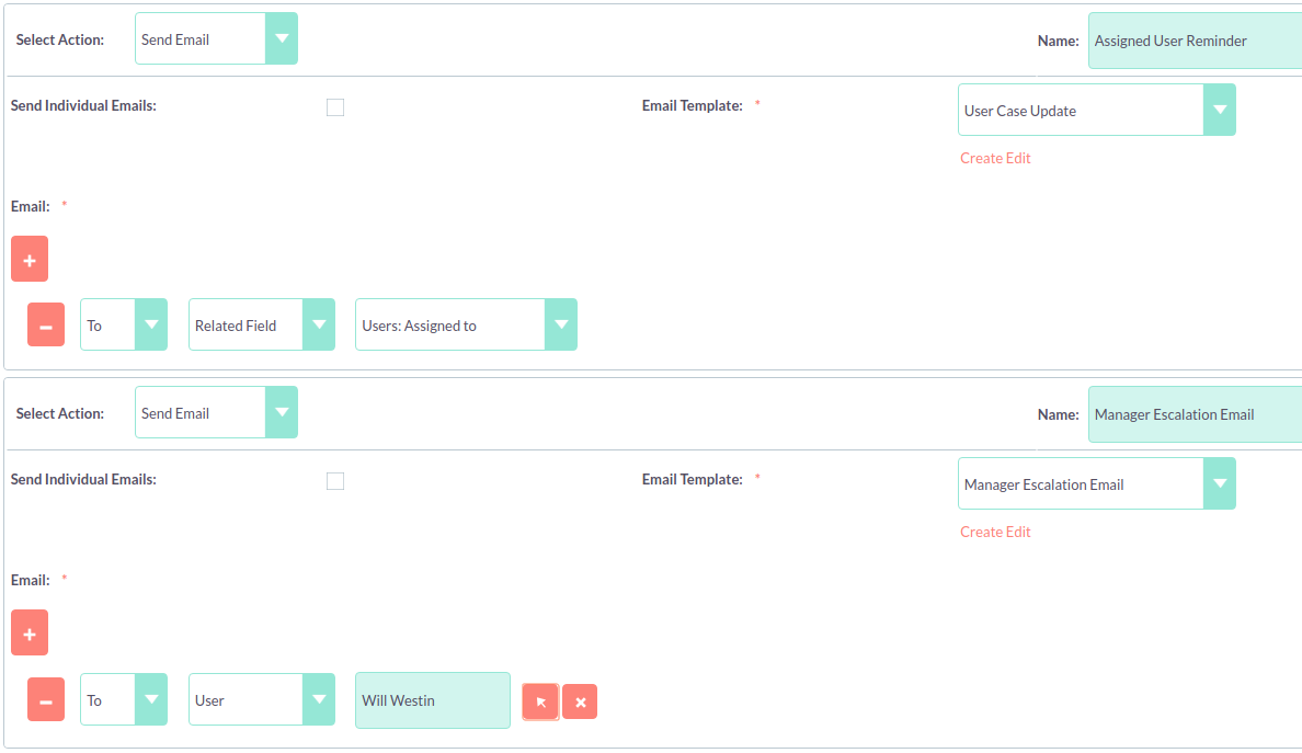 Actions 220Double action