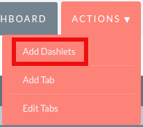 Add Dashlets 24Add dashlets